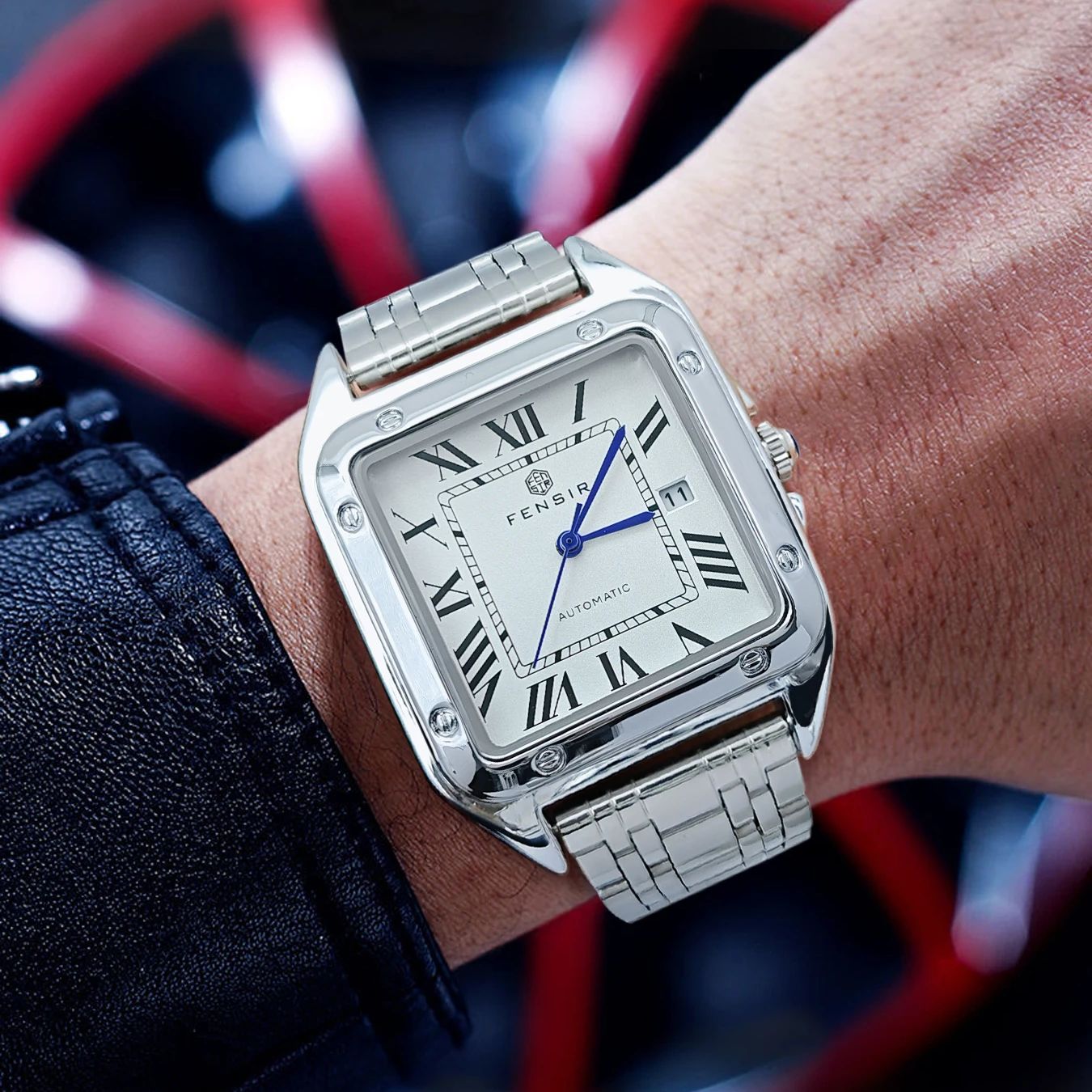 Smartwatch Watches Best Gift For Men - Quadratische Herrenuhr im europäischen, amerikanischen, japanischen