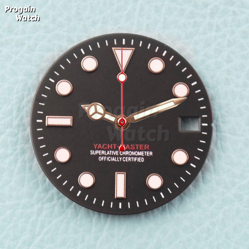 Luminous Dial Face - Nh35 Zifferblatt 28,5mm für Yacht-Master Uhr,