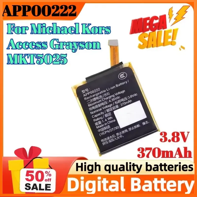 APP00222 3,8V 370mAh Digitalba – Smartwatch Watches Michael Kors Bewertung und Preis