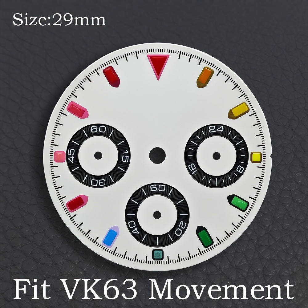 VK63 29mm Zifferblatt-Uhrzeige – Luminous Dial Face Bewertung und Preis