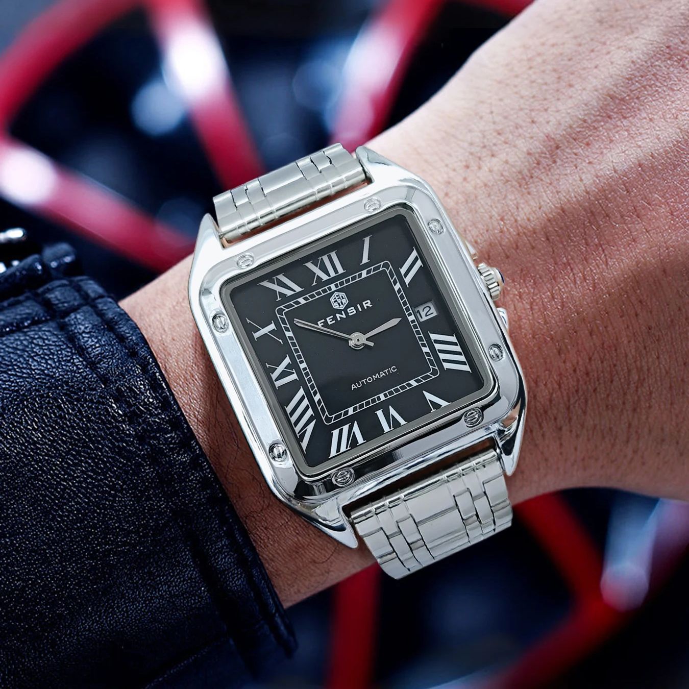 Quadratische Herrenuhr im euro – Smartwatch Watches Best Gift For Men Bewertung und Preis