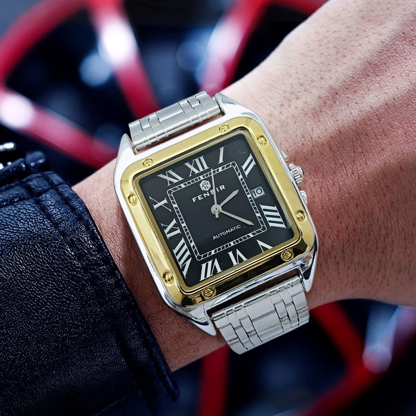 Quadratische Herrenuhr im euro – Smartwatch Watches Best Gift For Men Bewertung und Preis