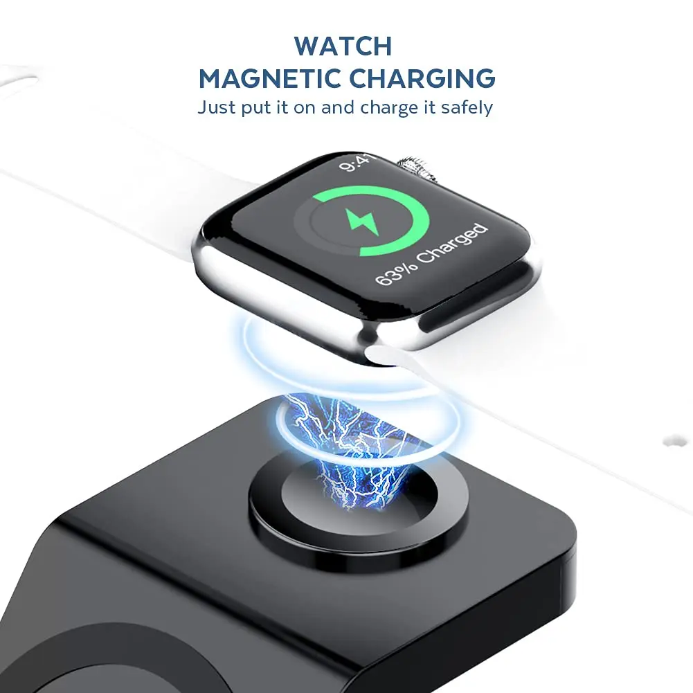 3-in-1 kabelloser Ladeständer, – Smartwatch Apple Watch Bewertung und Preis