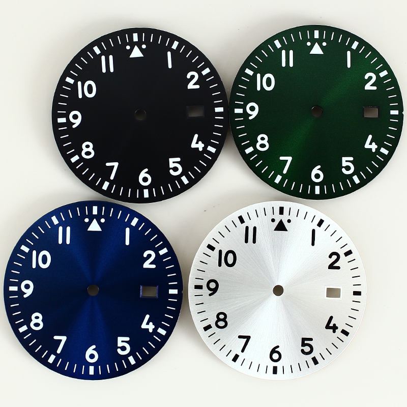 33,8 mm Pilotenuhr ohne Logo,  – Luminous Dial Face Bewertung und Preis