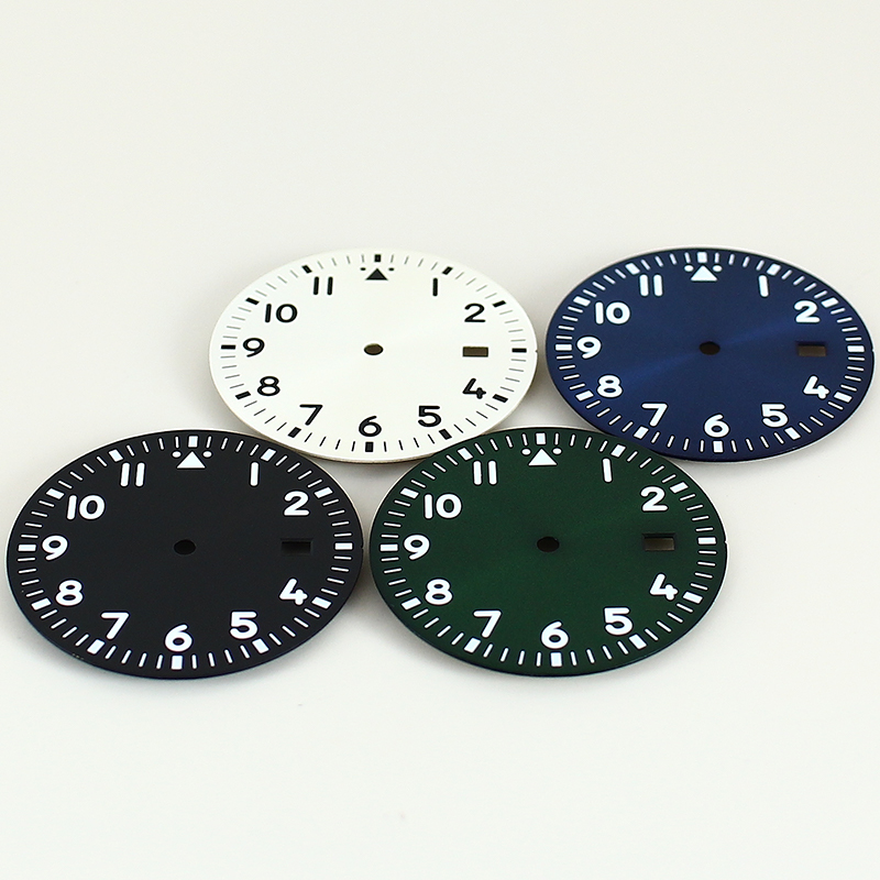 33,8 mm Pilotenuhr ohne Logo,  – Luminous Dial Face Bewertung und Preis