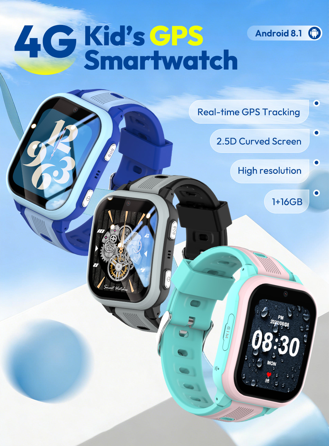 KT41 Smartwatch - 4G Telefon-K – Smartwatch Watches Gift For Girls Bewertung und Preis